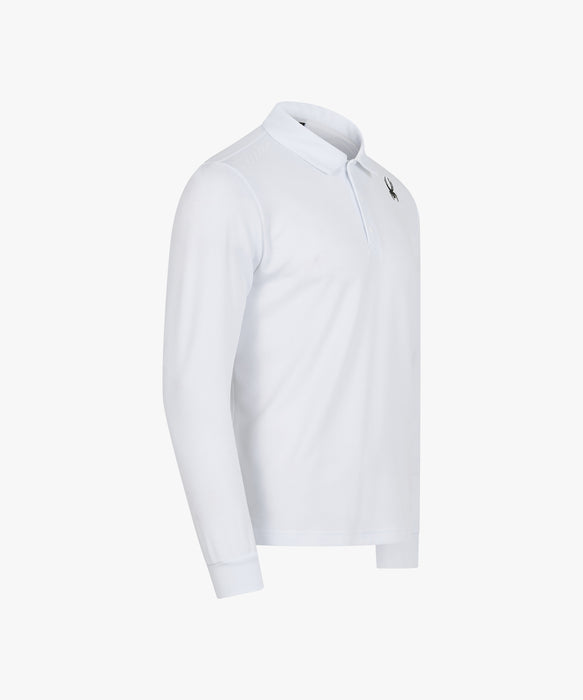 SPYDER メンズ COLLARED LONG SLEEVE SHIRTS 長袖シャツ 【2026年秋冬モデル】 WHT / XL