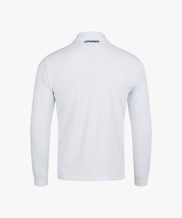 SPYDER メンズ COLLARED LONG SLEEVE SHIRTS 長袖シャツ 【2026年秋冬モデル】 WHT / XL