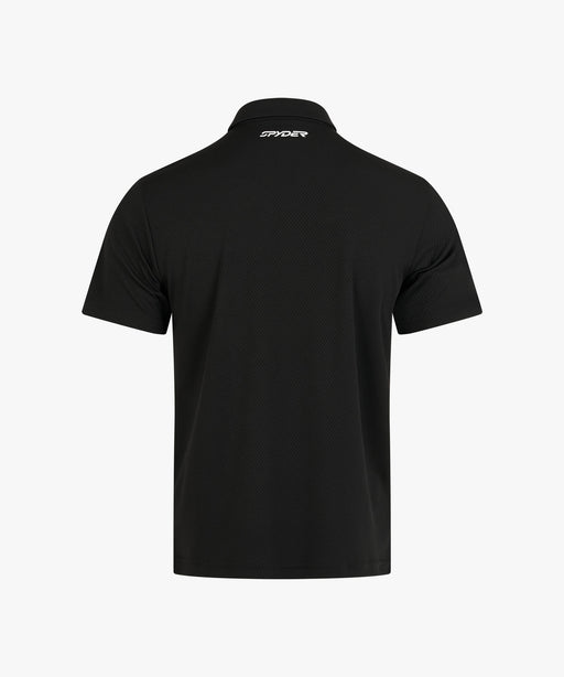 SPYDER メンズ COLLARED SHORT SLEEVE SHIRTS 半袖シャツ 【2026年秋冬モデル】 BLK / XL