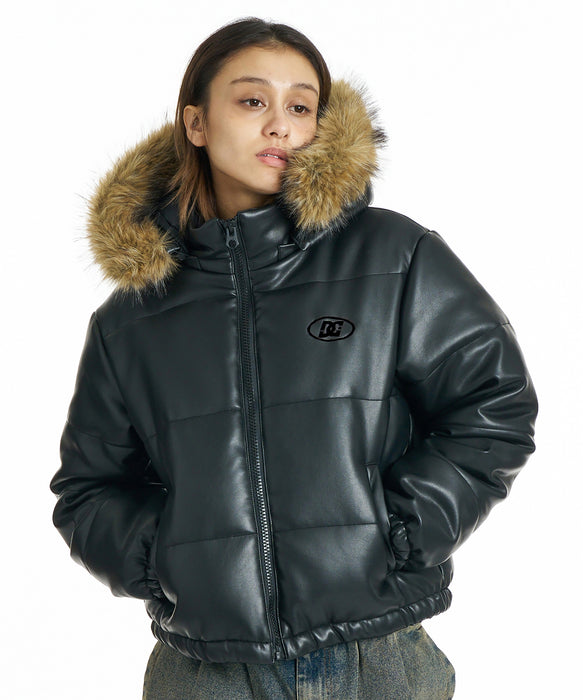DC SHOES ウィメンズ 26 WS FUR HOOD PADDED JACKET ジャケット 【2026年秋冬モデル】 BKL / L