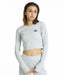 DC SHOES ウィメンズ 26 WS TELECO SHORT LS ロンT 【2026年秋冬モデル】 GRY / L