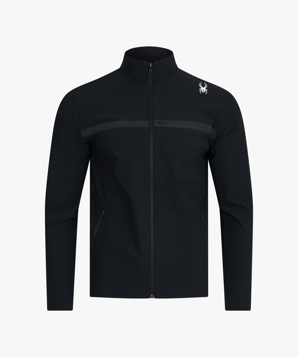 SPYDER メンズ KNIT ZIP-UP TRAINING TOP スウェットジャケット 【2026年春夏モデル】 BLK / XL