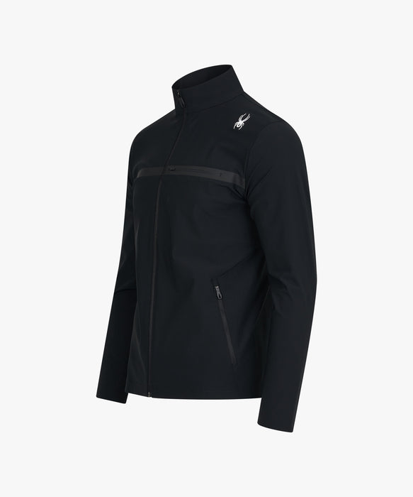 SPYDER メンズ KNIT ZIP-UP TRAINING TOP スウェットジャケット 【2026年春夏モデル】 BLK / XL