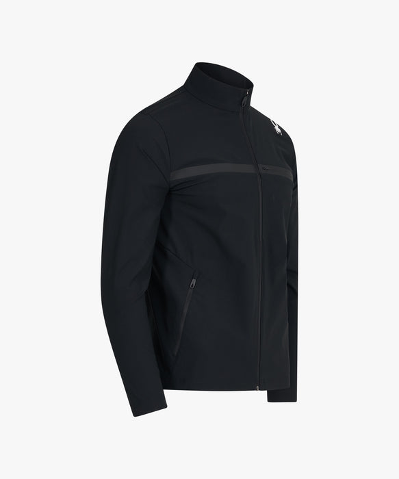 SPYDER メンズ KNIT ZIP-UP TRAINING TOP スウェットジャケット 【2026年春夏モデル】 BLK / XL