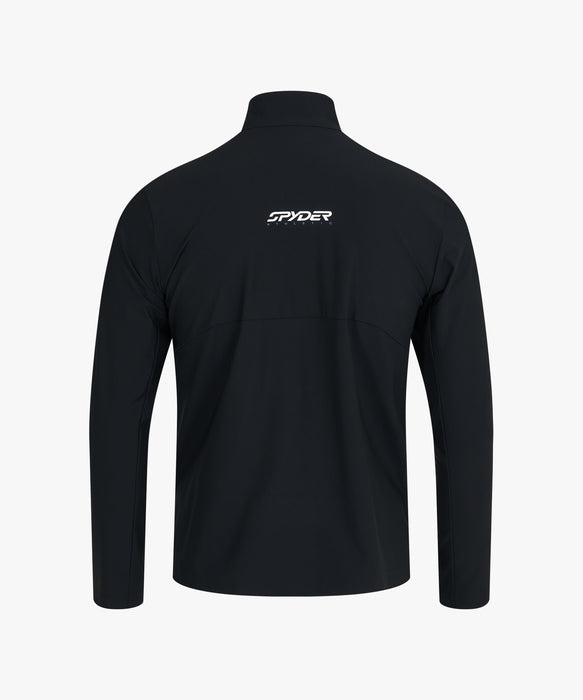 SPYDER メンズ KNIT ZIP-UP TRAINING TOP スウェットジャケット 【2026年春夏モデル】 BLK / XL