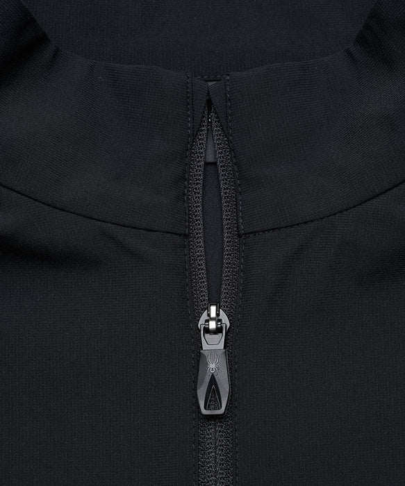 SPYDER メンズ KNIT ZIP-UP TRAINING TOP スウェットジャケット 【2026年春夏モデル】 BLK / XL
