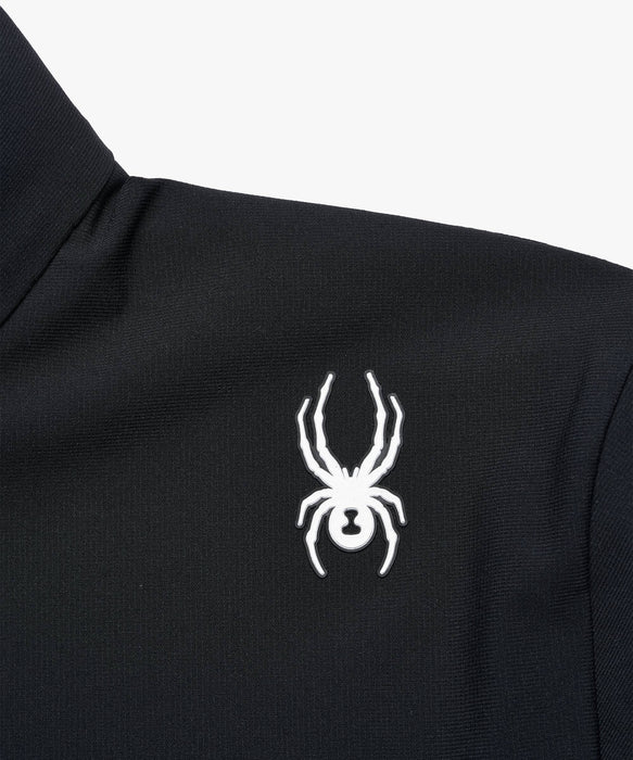 SPYDER メンズ KNIT ZIP-UP TRAINING TOP スウェットジャケット 【2026年春夏モデル】 BLK / XL