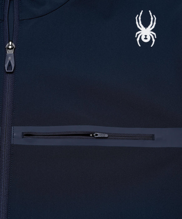 SPYDER メンズ KNIT ZIP-UP TRAINING TOP スウェットジャケット 【2026年春夏モデル】 DNY / XL