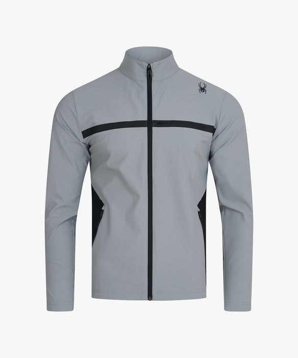 SPYDER メンズ KNIT ZIP-UP TRAINING TOP スウェットジャケット 【2026年春夏モデル】 GRY / XL