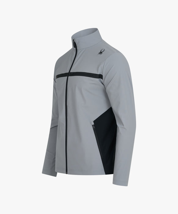 SPYDER メンズ KNIT ZIP-UP TRAINING TOP スウェットジャケット 【2026年春夏モデル】 GRY / XL