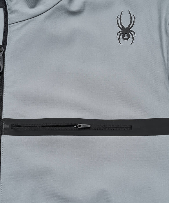 SPYDER メンズ KNIT ZIP-UP TRAINING TOP スウェットジャケット 【2026年春夏モデル】 GRY / XL