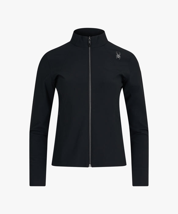 SPYDER ウィメンズ KNIT ZIP-UP TRAINING TOP スウェットジャケット 【2026年春夏モデル】 BLK / L
