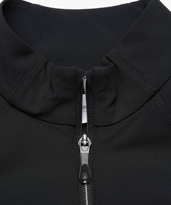 SPYDER ウィメンズ KNIT ZIP-UP TRAINING TOP スウェットジャケット 【2026年春夏モデル】 BLK / L