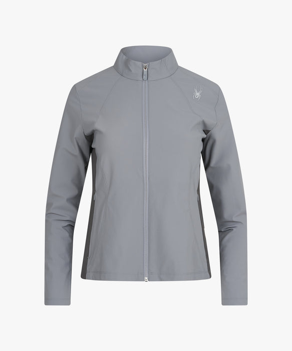 SPYDER ウィメンズ KNIT ZIP-UP TRAINING TOP スウェットジャケット 【2026年春夏モデル】 GRY / L