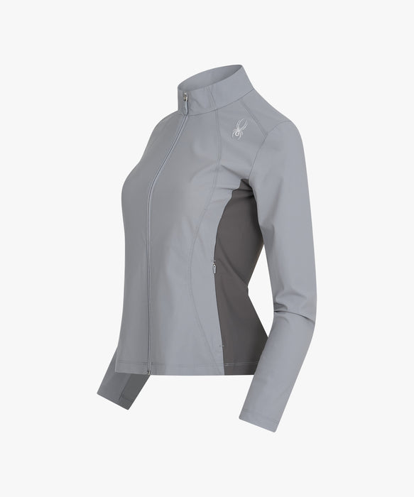SPYDER ウィメンズ KNIT ZIP-UP TRAINING TOP スウェットジャケット 【2026年春夏モデル】 GRY / L