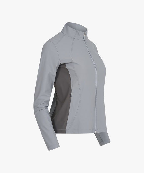 SPYDER ウィメンズ KNIT ZIP-UP TRAINING TOP スウェットジャケット 【2026年春夏モデル】 GRY / L