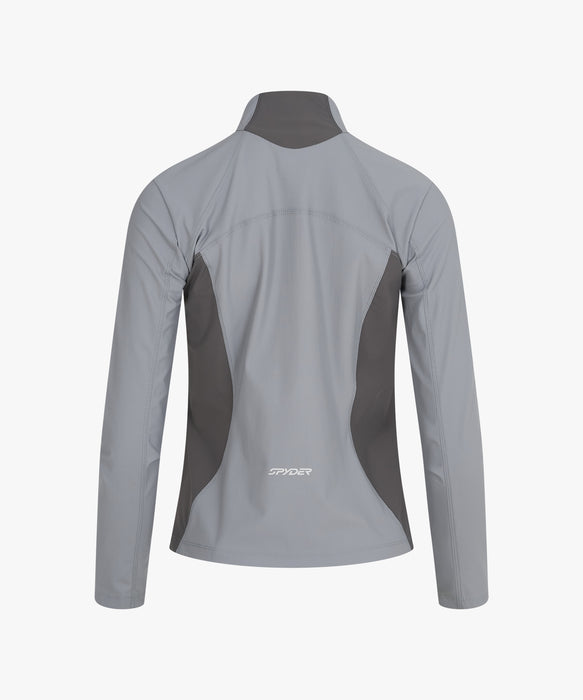 SPYDER ウィメンズ KNIT ZIP-UP TRAINING TOP スウェットジャケット 【2026年春夏モデル】 GRY / L