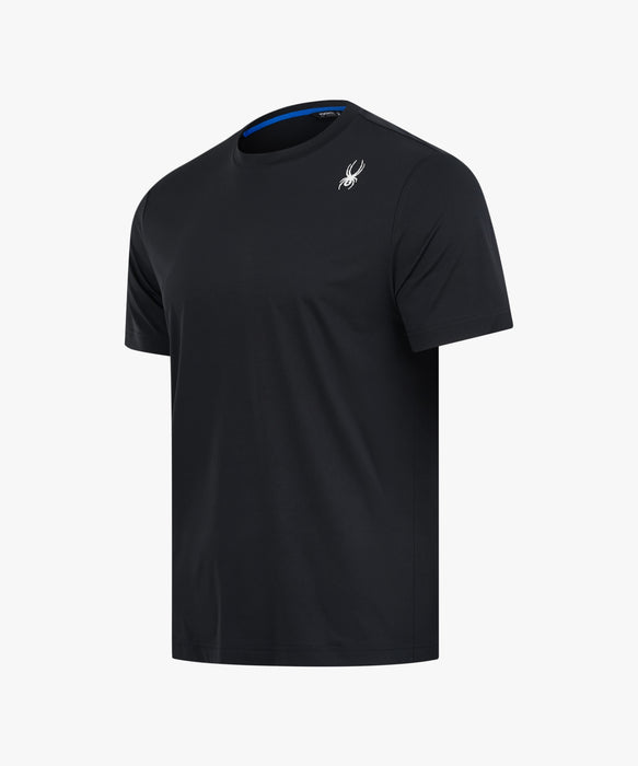 SPYDER メンズ ROUND NECK SHORT T-SHIRTS Tシャツ 【2026年春夏モデル】 BLK / XL