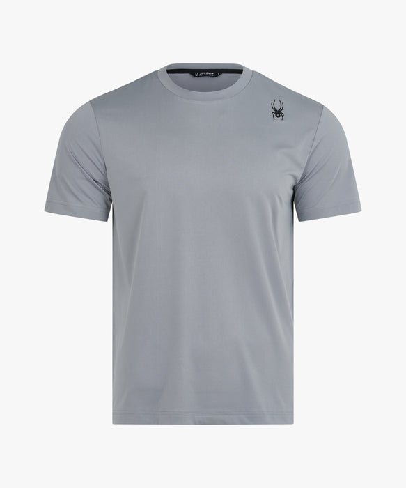 SPYDER メンズ ROUND NECK SHORT T-SHIRTS Tシャツ 【2026年春夏モデル】 GRY / XL