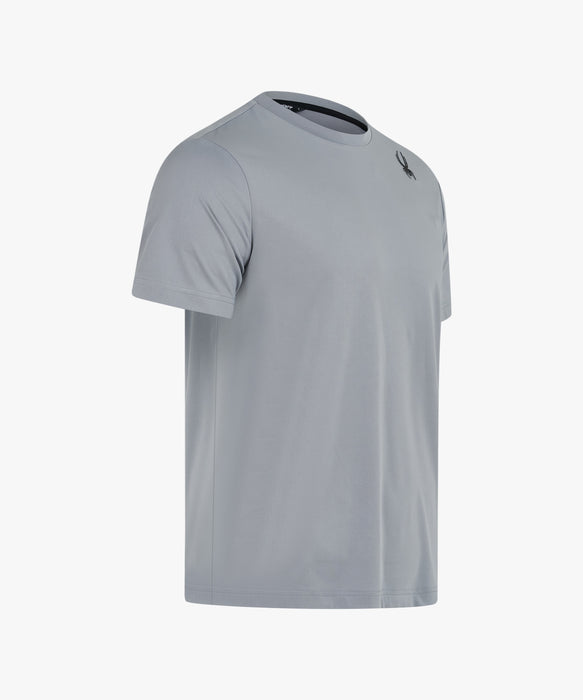 SPYDER メンズ ROUND NECK SHORT T-SHIRTS Tシャツ 【2026年春夏モデル】 GRY / XL