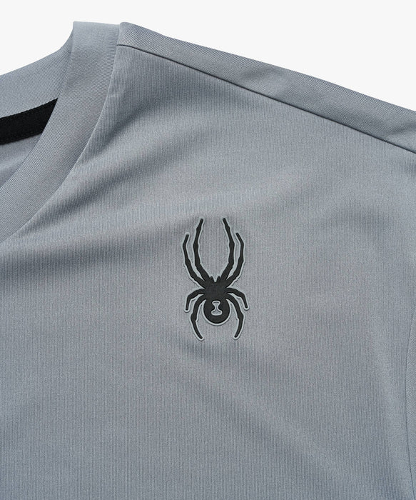 SPYDER メンズ ROUND NECK SHORT T-SHIRTS Tシャツ 【2026年春夏モデル】 GRY / XL
