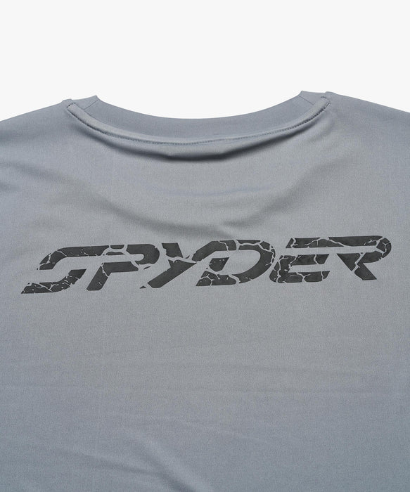SPYDER メンズ ROUND NECK SHORT T-SHIRTS Tシャツ 【2026年春夏モデル】 GRY / XL