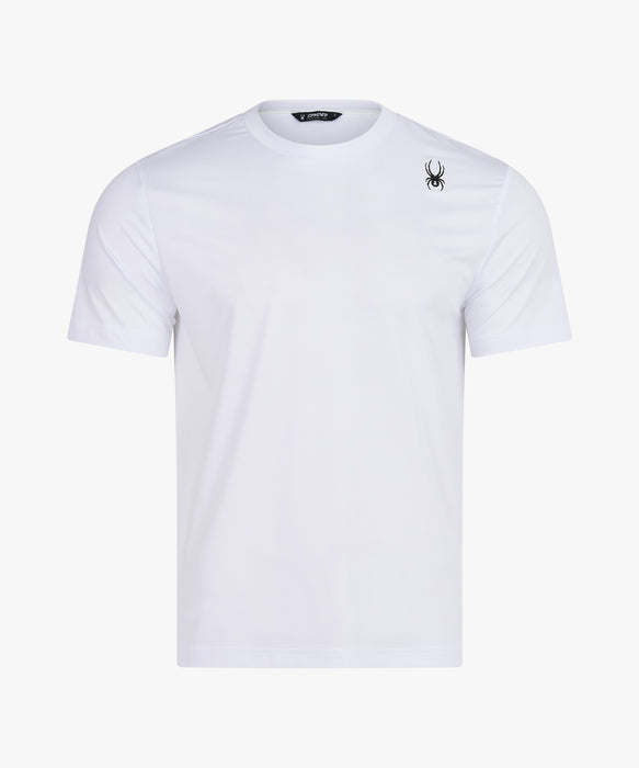 SPYDER メンズ ROUND NECK SHORT T-SHIRTS Tシャツ 【2026年春夏モデル】 WHT / XL