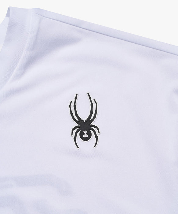 SPYDER メンズ ROUND NECK SHORT T-SHIRTS Tシャツ 【2026年春夏モデル】 WHT / XL
