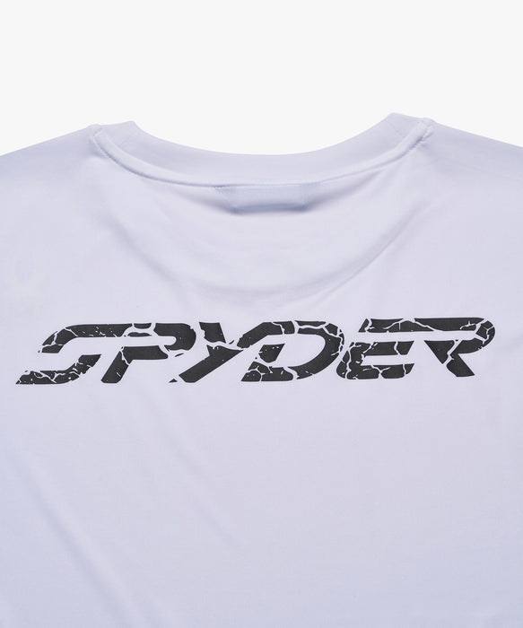 SPYDER メンズ ROUND NECK SHORT T-SHIRTS Tシャツ 【2026年春夏モデル】 WHT / XL