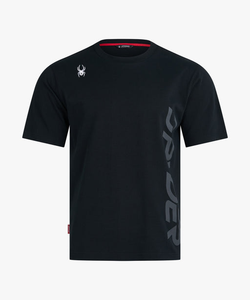 SPYDER メンズ ROUND NECK SHORT T-SHIRTS Tシャツ 【2026年春夏モデル】 BLK / XL