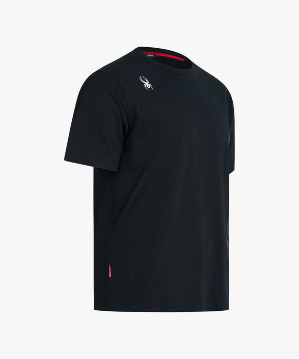 SPYDER メンズ ROUND NECK SHORT T-SHIRTS Tシャツ 【2026年春夏モデル】 BLK / XL