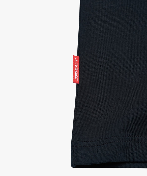 SPYDER メンズ ROUND NECK SHORT T-SHIRTS 半袖Tシャツ 【2026年春夏モデル】 BLK / XL