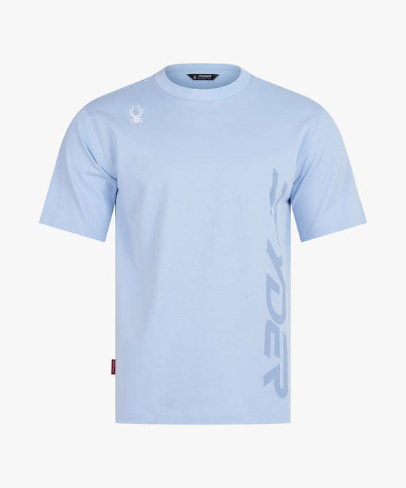 SPYDER メンズ ROUND NECK SHORT T-SHIRTS 半袖Tシャツ 【2026年春夏モデル】 LBL / XL