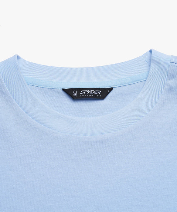 SPYDER メンズ ROUND NECK SHORT T-SHIRTS 半袖Tシャツ 【2026年春夏モデル】 LBL / XL