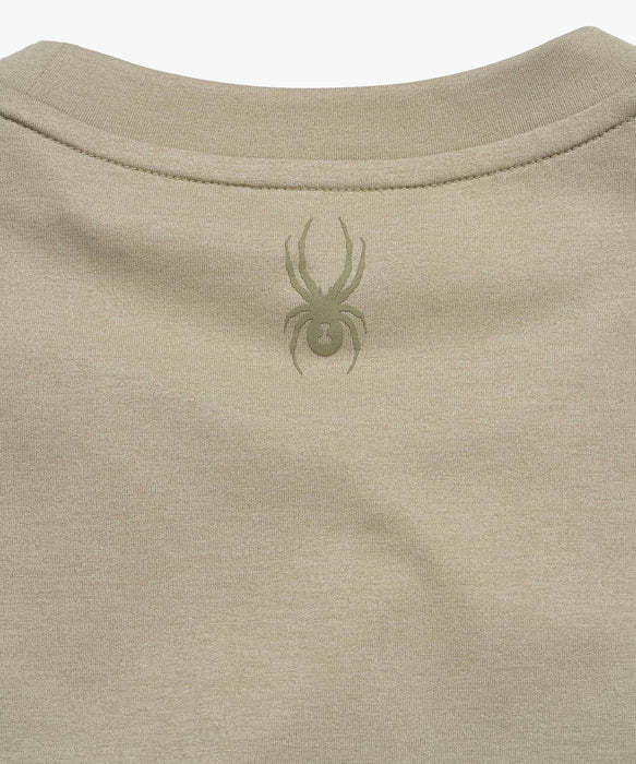 SPYDER メンズ ROUND NECK SHORT T-SHIRTS Tシャツ 【2026年春夏モデル】 BEG / XL