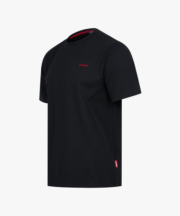 SPYDER メンズ ROUND NECK SHORT T-SHIRTS Tシャツ 【2026年春夏モデル】 BLK / XL