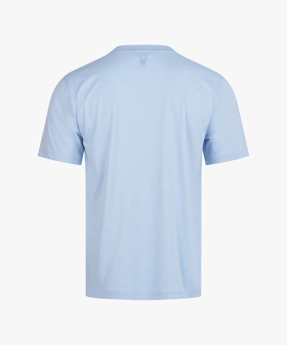 SPYDER メンズ ROUND NECK SHORT T-SHIRTS Tシャツ 【2026年春夏モデル】 LBL / XL