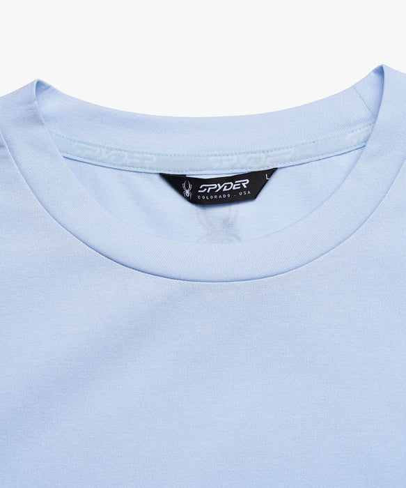 SPYDER メンズ ROUND NECK SHORT T-SHIRTS Tシャツ 【2026年春夏モデル】 LBL / XL
