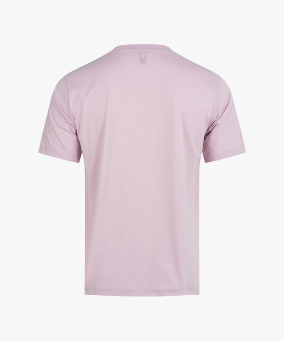 SPYDER メンズ ROUND NECK SHORT T-SHIRTS Tシャツ 【2026年春夏モデル】 PNK / XL