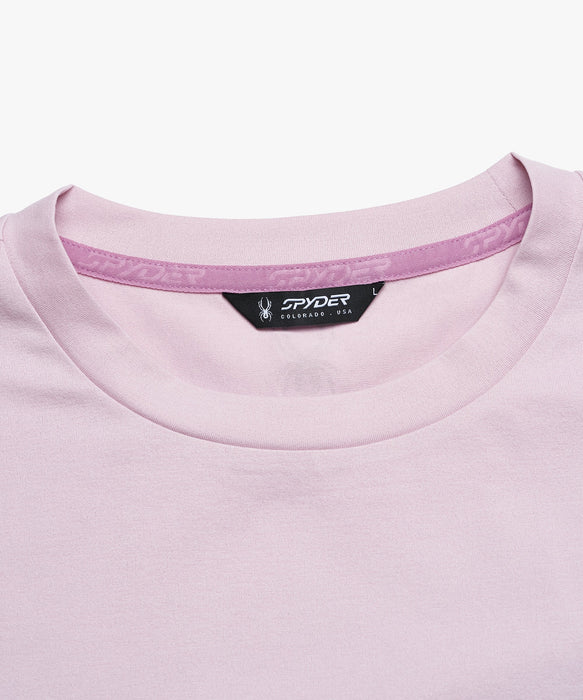SPYDER メンズ ROUND NECK SHORT T-SHIRTS Tシャツ 【2026年春夏モデル】 PNK / XL