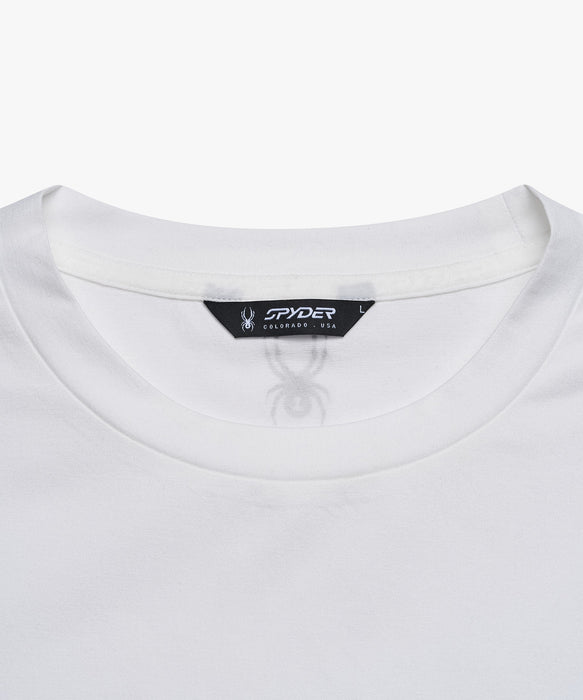 SPYDER メンズ ROUND NECK SHORT T-SHIRTS Tシャツ 【2026年春夏モデル】 WHT / XL