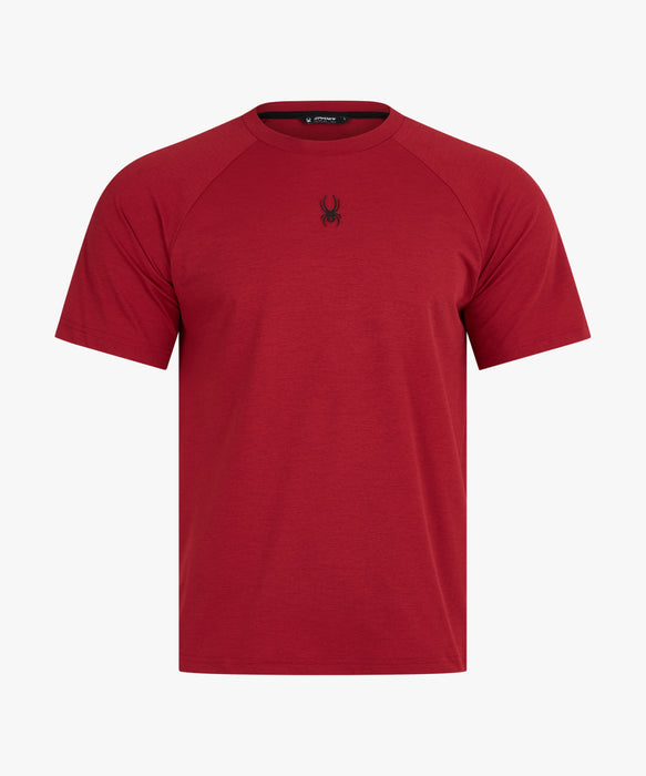 SPYDER メンズ ROUND NECK SHORT T-SHIRTS Tシャツ 【2026年春夏モデル】 BGD / XL