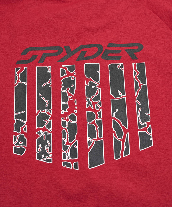 SPYDER メンズ ROUND NECK SHORT T-SHIRTS Tシャツ 【2026年春夏モデル】 BGD / XL