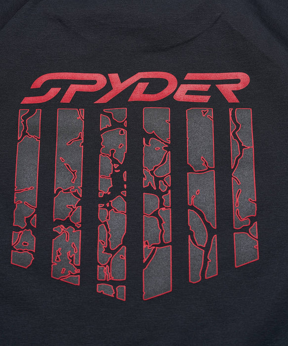 SPYDER メンズ ROUND NECK SHORT T-SHIRTS Tシャツ 【2026年春夏モデル】 BLK / XL