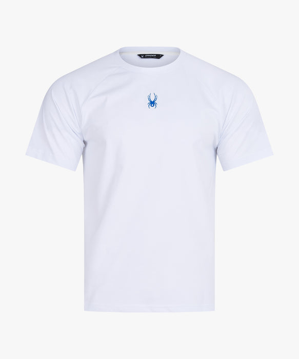 SPYDER メンズ ROUND NECK SHORT T-SHIRTS Tシャツ 【2026年春夏モデル】 WHT / XL