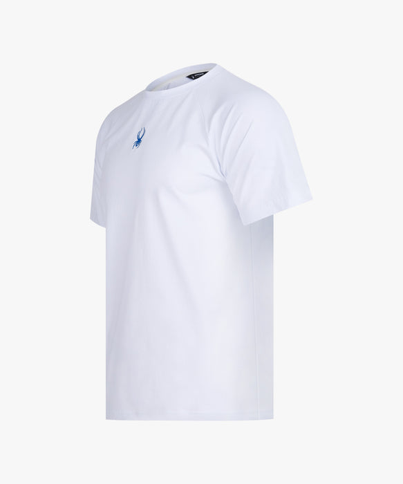 SPYDER メンズ ROUND NECK SHORT T-SHIRTS Tシャツ 【2026年春夏モデル】 WHT / XL