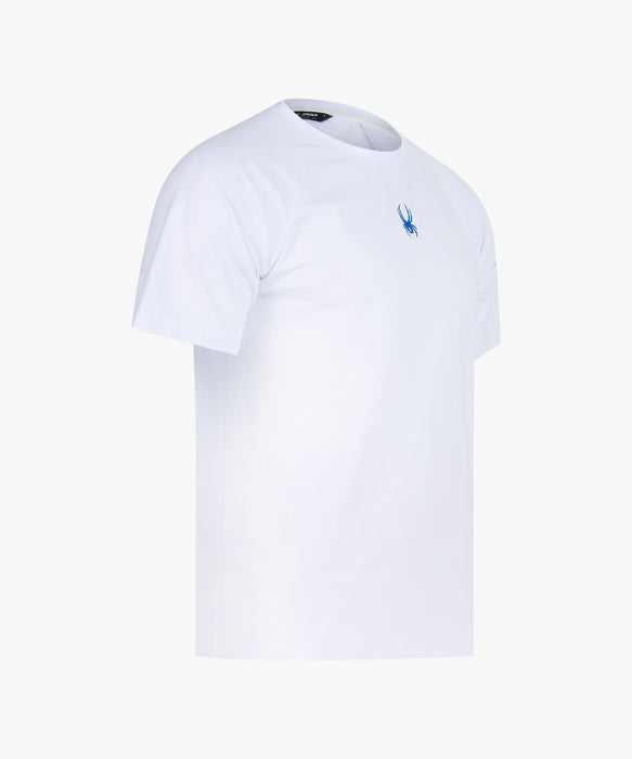SPYDER メンズ ROUND NECK SHORT T-SHIRTS Tシャツ 【2026年春夏モデル】 WHT / XL