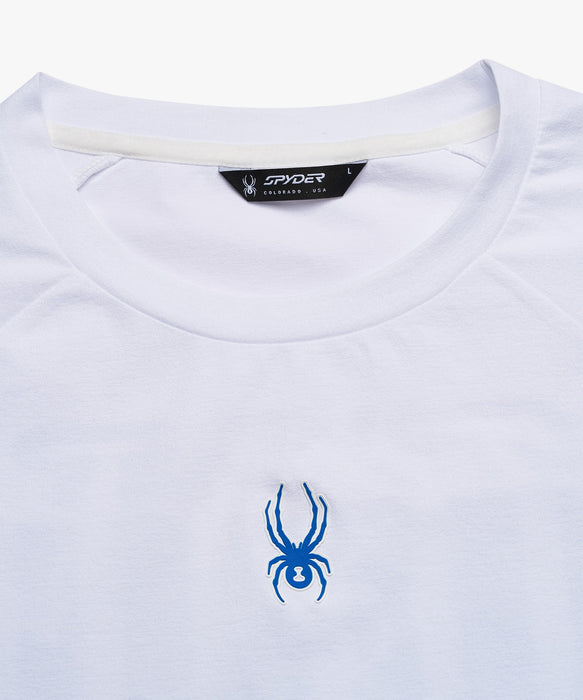 SPYDER メンズ ROUND NECK SHORT T-SHIRTS Tシャツ 【2026年春夏モデル】 WHT / XL