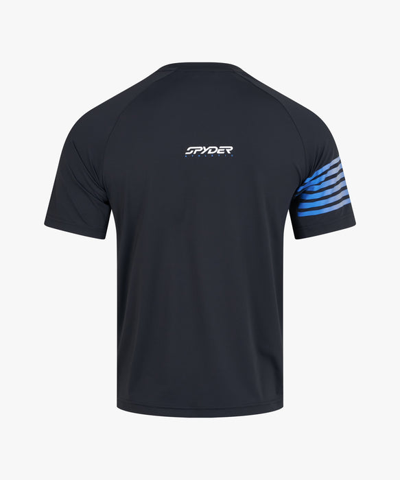 SPYDER メンズ ROUND NECK SHORT T-SHIRTS Tシャツ 【2026年春夏モデル】 BLK / XL