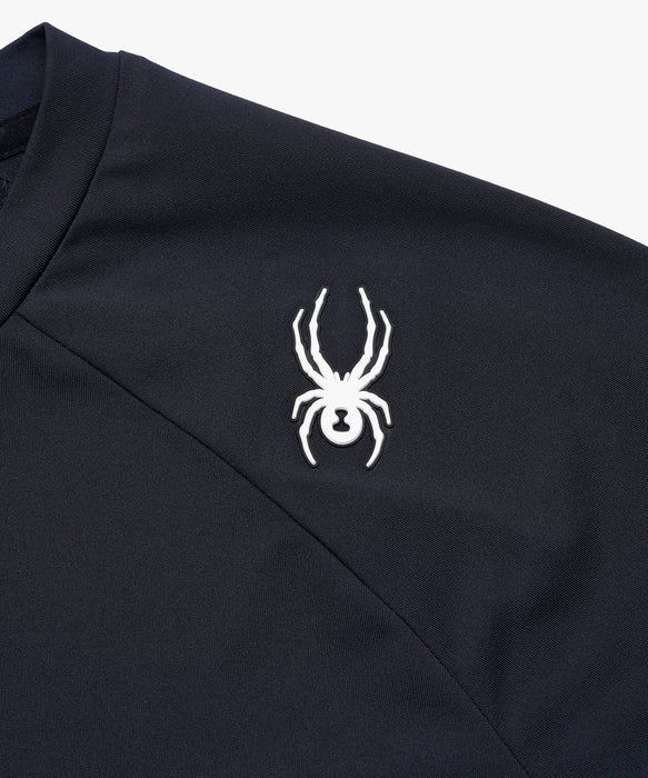 SPYDER メンズ ROUND NECK SHORT T-SHIRTS Tシャツ 【2026年春夏モデル】 BLK / XL